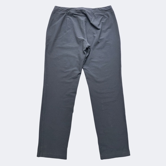 Eileen Fisher Pants Women XS Gray Washable Ankle Pull On Stretch Crepe Viscose - Picture 2 of 6